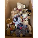 A box of various small bears