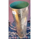A heavy brass shell case dated 1968 20 inches high