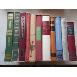 FOLIO SOCIETY 11 titles in s/cases