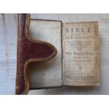 BIBLE The Holy Bible,Containing the Old and the New Testaments… 1698, Bill, London, lrg.12mo, no