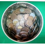 Tin of coins