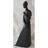 Boxed Royal Doulton Black basalt figure. Sympathy