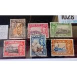 HONG KONG SG163-68 (1941) Centenary set. Fine used. Cat £30