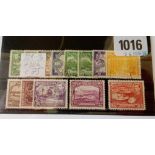 BRITISH GUIANA SG308-19a (1938). Complete set, all perf 12.5, incl SG212a, Good/fine used. Cat £75
