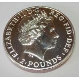Britannia 1oz silver coin, 2011, £2.00