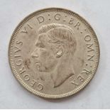 1943 half-crown better grade