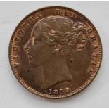 Farthing 1859 Lusterous RARE