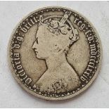 1874 Gothic florin