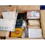 V. large carton of GB, Common Wealth sorted into invelopes, boxes, few albums, covers etc. -