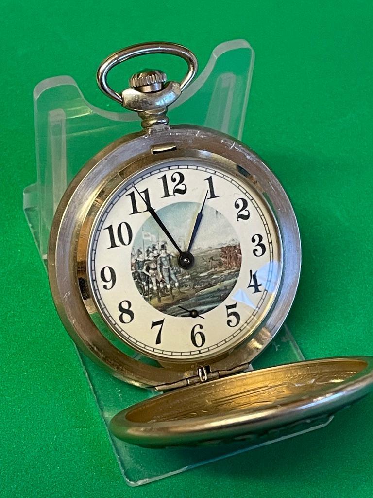 Vintage gents full hunter pocket watch , working - Image 4 of 5