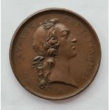 1757 George II medallion, good conndition