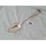 A George III table spoon - London 1802 by P.A & W Bateman