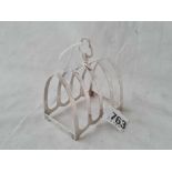 Five bar toast rack with bracket feet - Sheffield 1939 - 40 g.