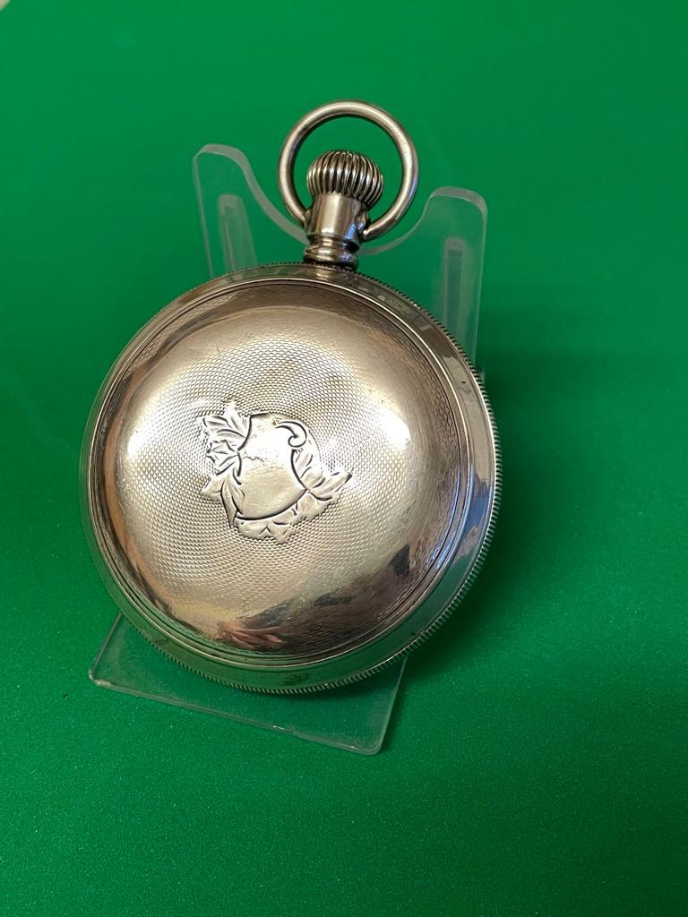 Antique size 18 coin silver Elgin pocket watch - Image 2 of 6