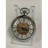 Vintage Masonic dial pocket watch Working