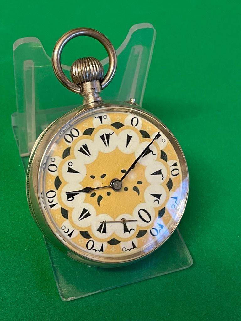 Antique solid silver ottoman dial pocket watch ( working ). - Image 2 of 5