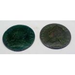 1740-1773 half-pennies