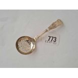 A sifter spoon Queen's pattern - Birmingham 1979