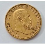 Germany Wurttemberg ten mark 1898