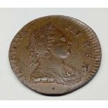 1775 half-penny good grade