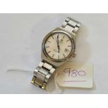 A gents Tissot wrist watcher Seastar Automatic with seconds sweep and date aperture W/O