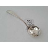 An unusual ladle/ sifter - Sheffield 1933