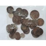 Bag of foreign coins