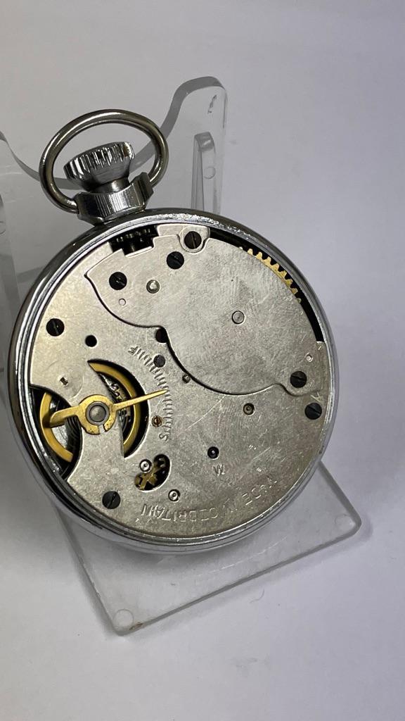 Vintage Masonic dial pocket watch Working - Image 2 of 5