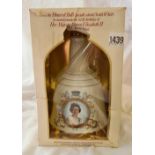 Bells Whisky in porcelain container. 60th Queens Birthday