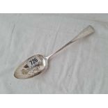 A George III Exeter table spoon - 1801 by RF