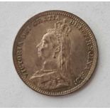 1890 silver 3D good grade