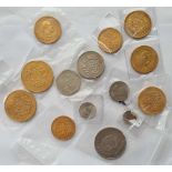 Fourteen Tonga coins