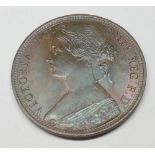 1861 penny good grade