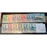 FALKLANDS SG146-58a (1938 set). One of each value to 1sh. Good/fine used. Cat £44 (cheapest).