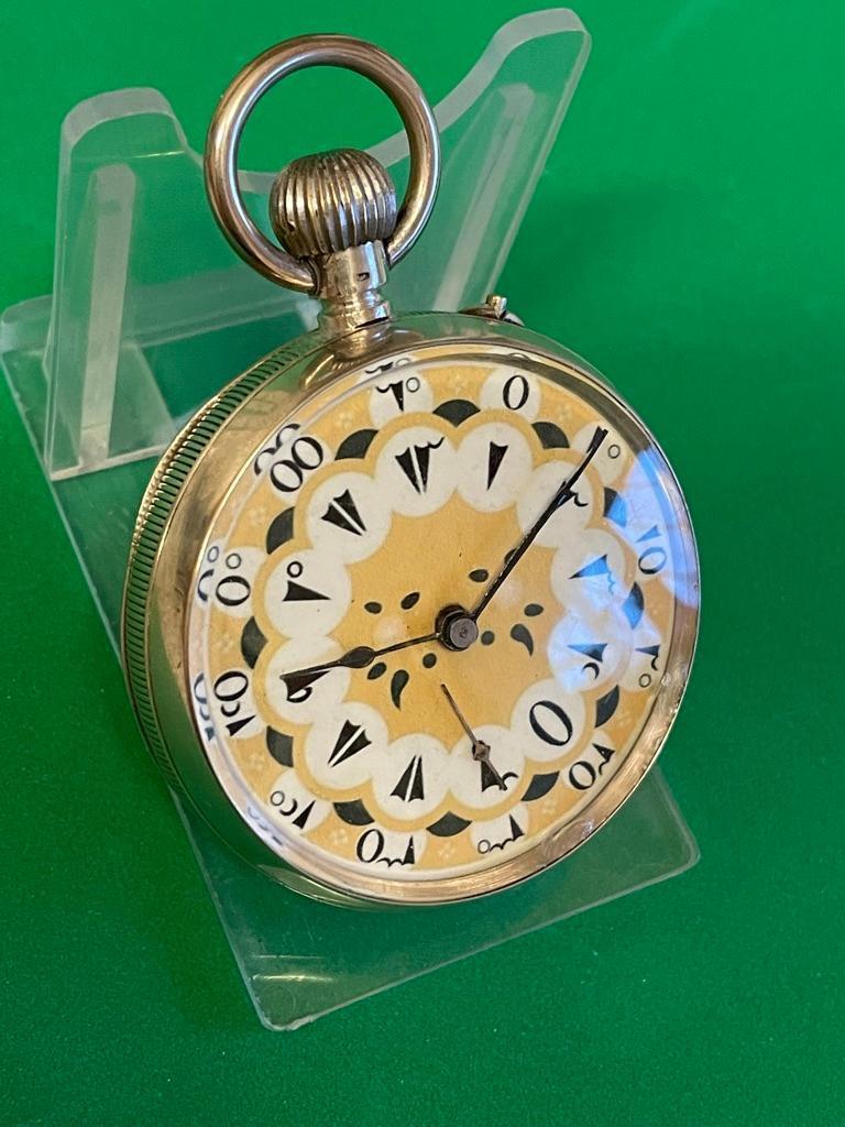 Antique solid silver ottoman dial pocket watch ( working ). - Image 4 of 5