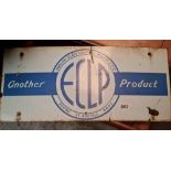 An enamel sign for the English Clays Lovring Pochin & Co. size 10” x 22.5”