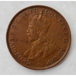 1933 Australia penny