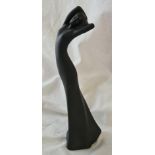 Black basalt figure, "Yearling"