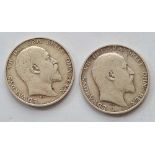 Shillings 1907 and 1910