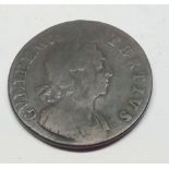 1700 half-penny Britannia scarce