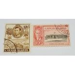 CAYMANS SG126/147. Top 10sh value from the two G6 sets. Fine used. Cat £35