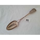 A Victorian table spoons, fiddle pattern - London 1865 by GA - 85 g.