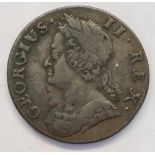 George II half-penny 1744