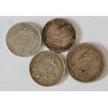Australia 3D 1910, 1911 and two other coins