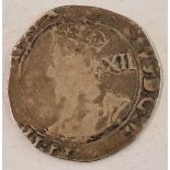 Silver Charles II third issue shilling