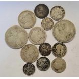 Victorian silver coinage, etc