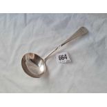 Another Georgian OE pattern sauce ladle - London 1810 by script JW