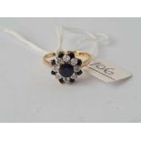 A vintage dress ring 9ct size N - 2.2 gms