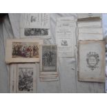ENGRAVED PLATES plts. from Cruikshank’s Comic Almanack 1841 & 42, plus 1 other Cruikshank, c. 28