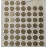 A sheet of pre 47' (9) and other shillings
